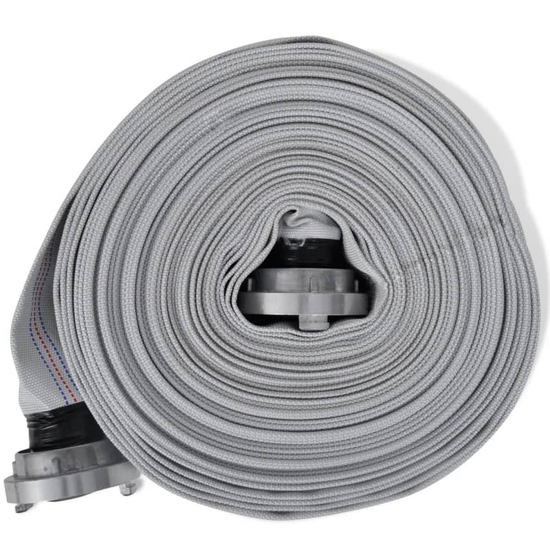 vidaXL Fire Hose Flat Hose 30 m with C-Storz Couplings 2 Inch