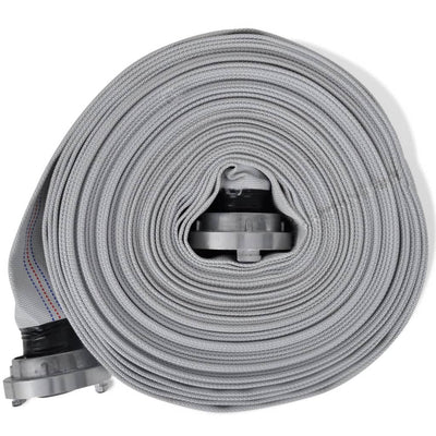 vidaXL Fire Hose Flat Hose 30 m with C-Storz Couplings 2 Inch