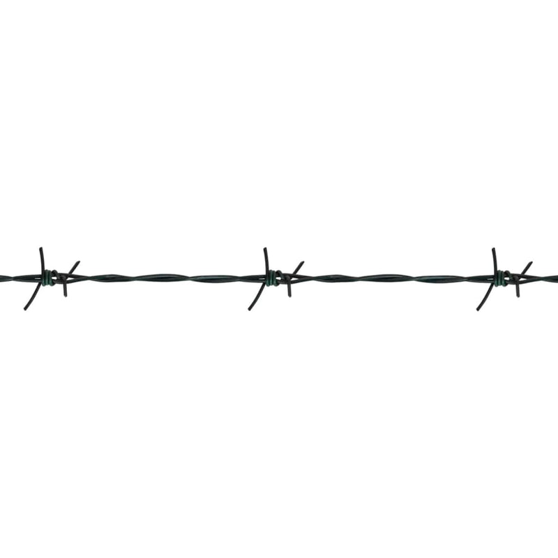 Barbed Wire Entanglement Wire Green Wire Roll 100 m