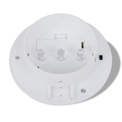 vidaXL Outdoor Solar Lamp Set 6 pcs Fence Light Gutter Light Black