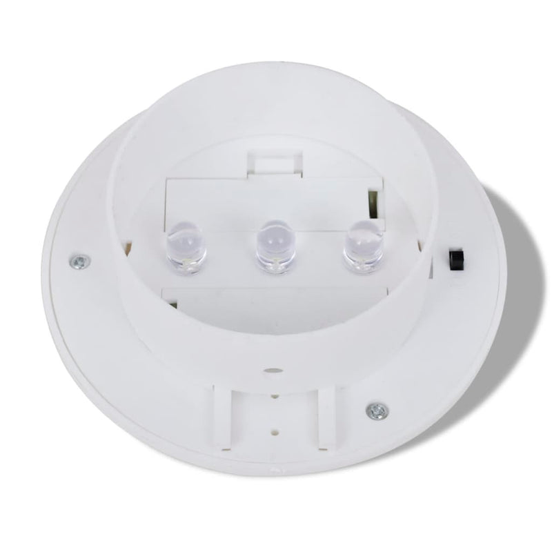 vidaXL Outdoor Solar Lamp Set 6 pcs Fence Light Gutter Light Black