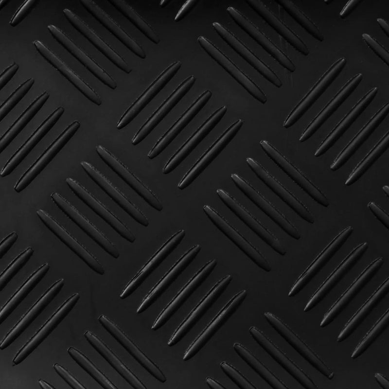 vidaXL Rubber Floor Mat Anti-Slip 5 x 1 m Checker Plate