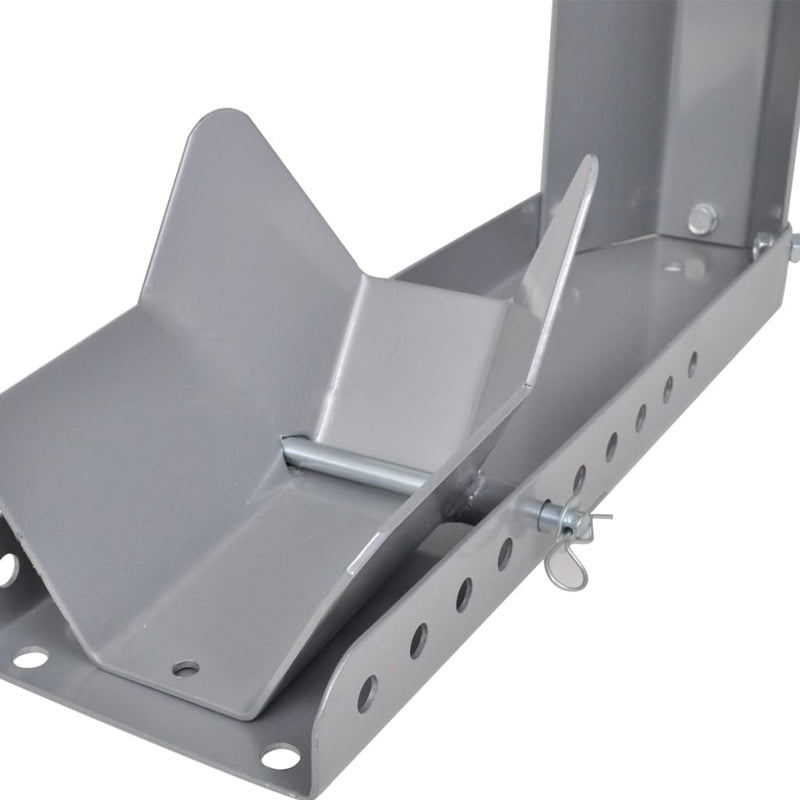 vidaXL Motorcycle Wheel Stand 10 holes