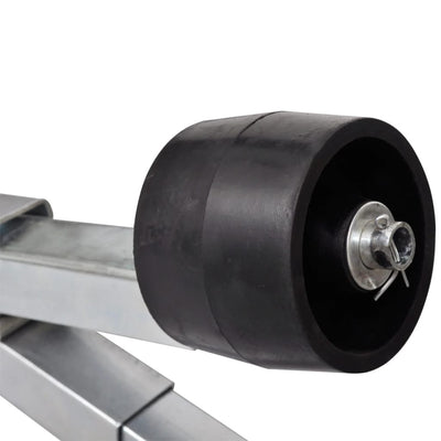 vidaXL Boat Trailer Bottom Support Bracket with Keel Rollers