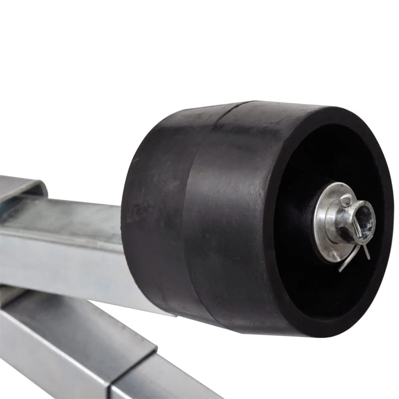 vidaXL Boat Trailer Bottom Support Bracket with Keel Rollers