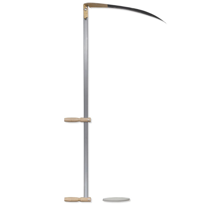 vidaXL Scythe with Grinding Stone 143 cm