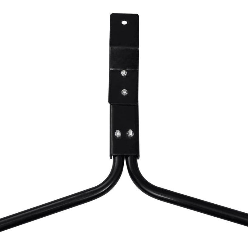 vidaXL Black Garden Lawn Grass Roller 68 L