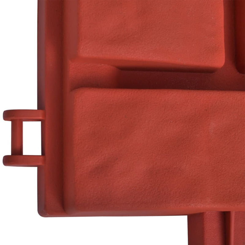 vidaXL Lawn Divider with Brick Design 11 pcs