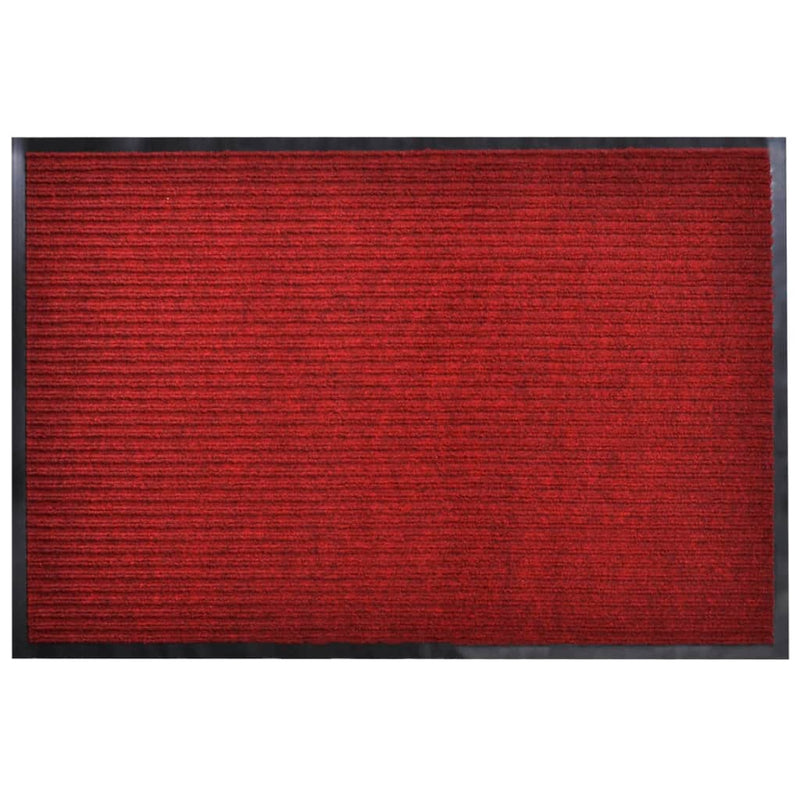 Black PVC Door Mat 120 x 180 cm