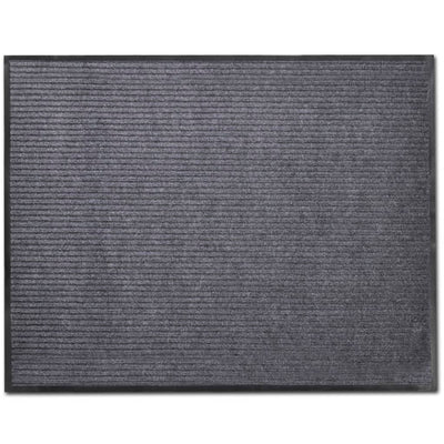 Black PVC Door Mat 120 x 180 cm