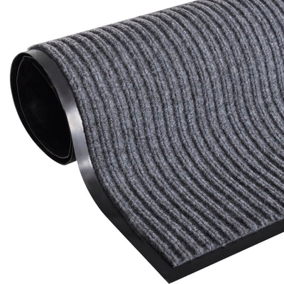 Black PVC Door Mat 120 x 180 cm