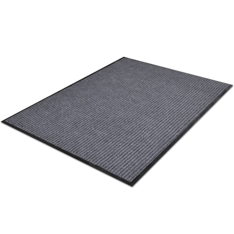 Black PVC Door Mat 120 x 180 cm