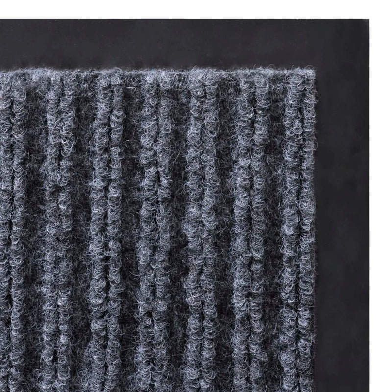 Black PVC Door Mat 120 x 180 cm
