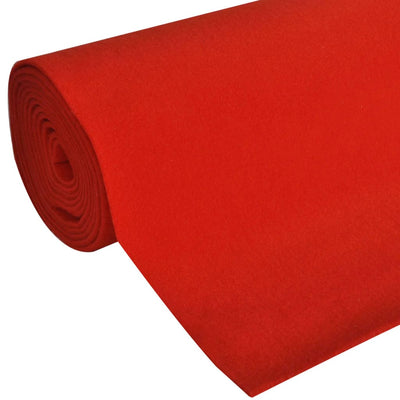 vidaXL Red Carpet 1 x 5 m Extra Heavy 400 g/m²
