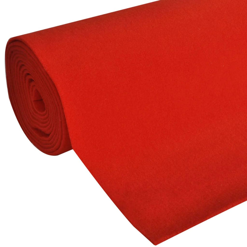 vidaXL Red Carpet 1 x 5 m Extra Heavy 400 g/m²