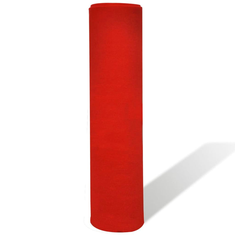 vidaXL Red Carpet 1 x 5 m Extra Heavy 400 g/m²