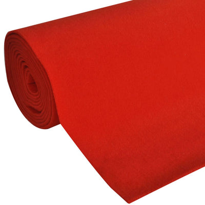 vidaXL Red Carpet 1 x 5 m Extra Heavy 400 g/m²