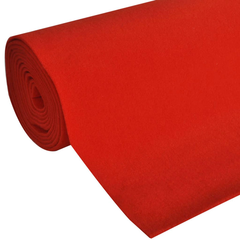 vidaXL Red Carpet 1 x 5 m Extra Heavy 400 g/m²