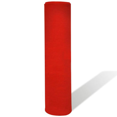 vidaXL Red Carpet 1 x 5 m Extra Heavy 400 g/m²