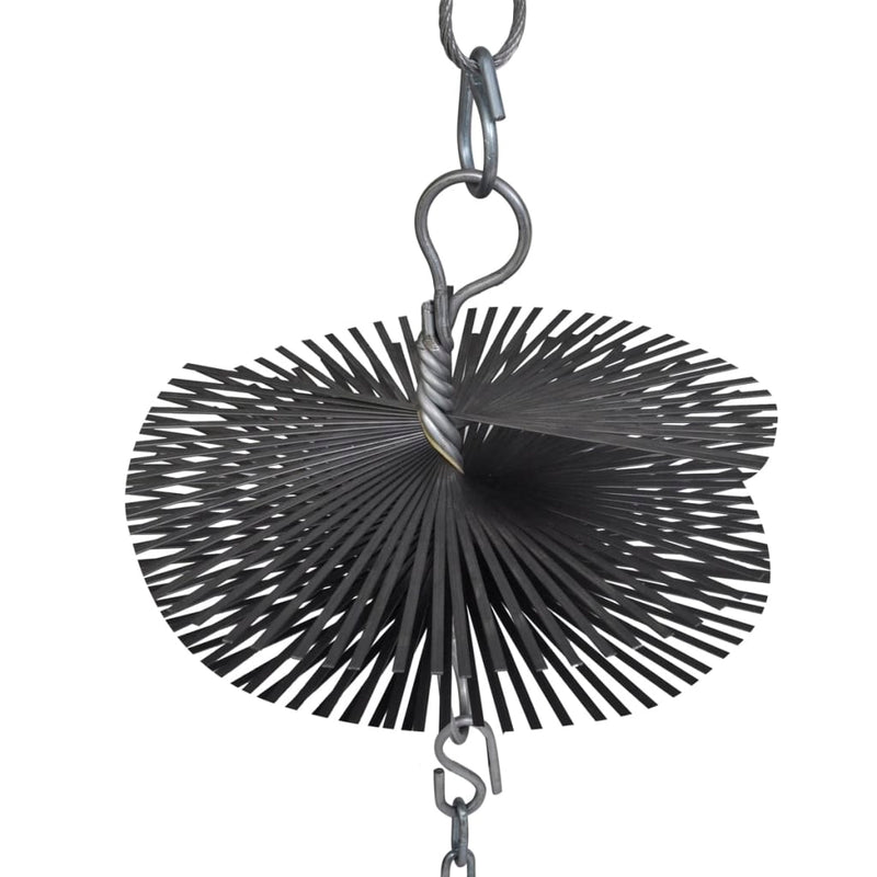 vidaXL Round Chimney Cleaning Brush Dia. 20 cm