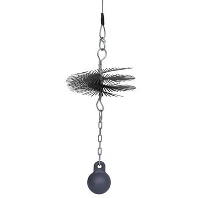 vidaXL Round Chimney Cleaning Brush Dia. 20 cm