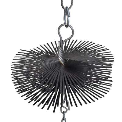 vidaXL Round Chimney Cleaning Brush Dia. 20 cm