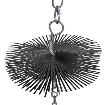 vidaXL Round Chimney Cleaning Brush Dia. 20 cm