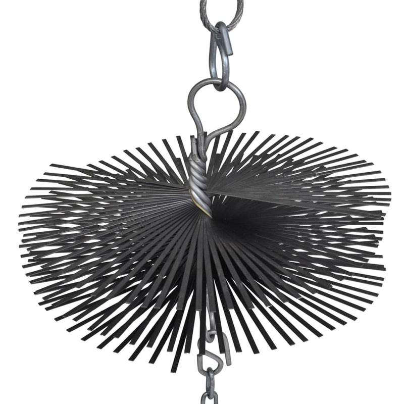 vidaXL Round Chimney Cleaning Brush Dia. 20 cm