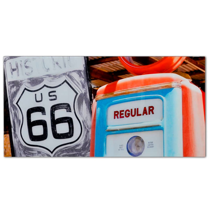 vidaXL Rectangular Desk with Map Pattern