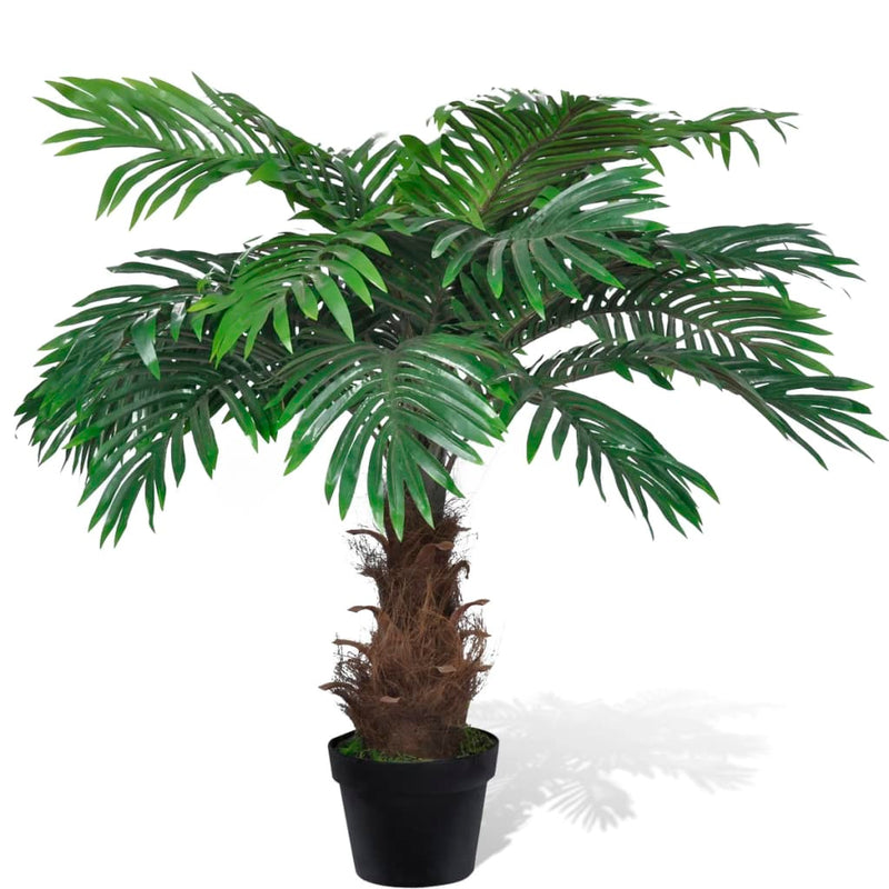 vidaXL Artificial Cycus Palm Tree with Pot 80 cm