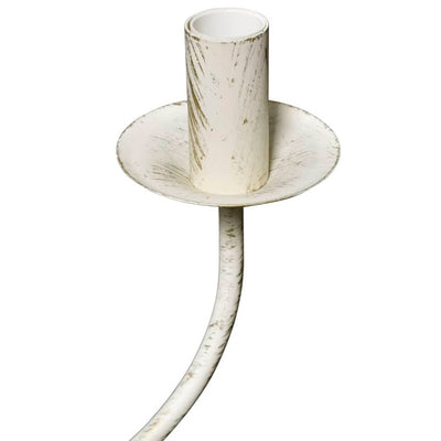 vidaXL Antique Black Metal Chandelier 8 x E14 Bulbs