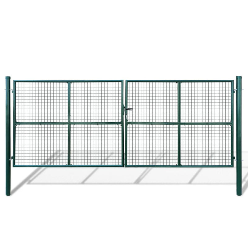 vidaXL Mesh Garden Gate 415 x 200 cm / 400 x 150 cm