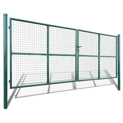 vidaXL Mesh Garden Gate 415 x 200 cm / 400 x 150 cm