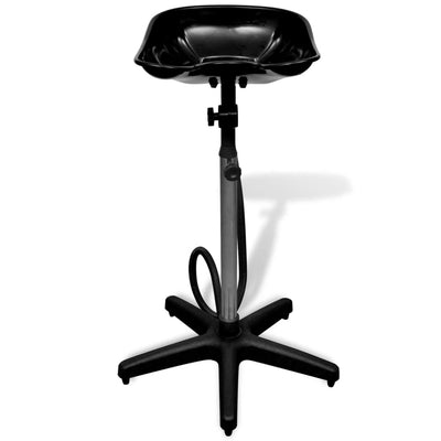 vidaXL Black Salon Wash Basin