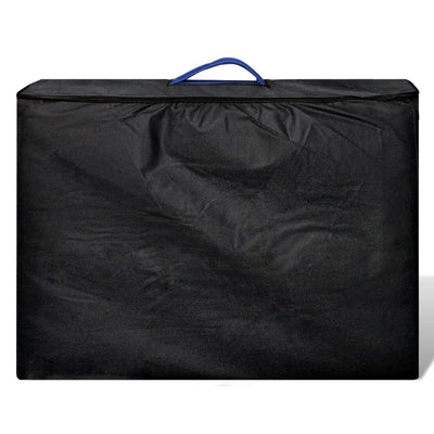 Black Foldable Massage Table 3 Zones with Aluminium Frame