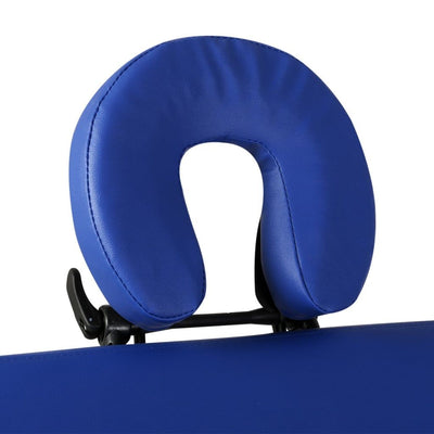 Black Foldable Massage Table 3 Zones with Aluminium Frame