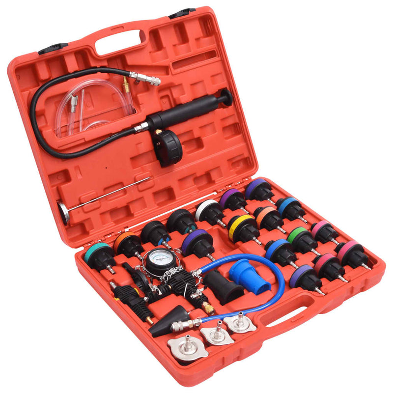 vidaXL 28 Piece Radiator Pressure Tester Kit"