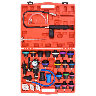 vidaXL 28 Piece Radiator Pressure Tester Kit"