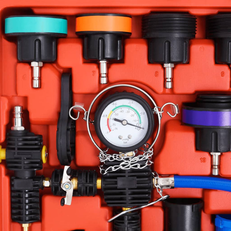 vidaXL 28 Piece Radiator Pressure Tester Kit"