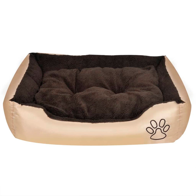 vidaXL Warm Dog Bed with Padded Cushion M