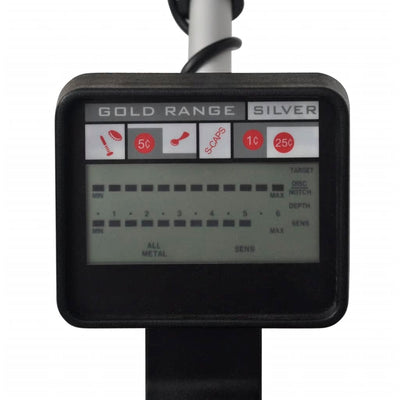 vidaXL Metal Detector 20 cm Search Depth 300 cm LCD Display