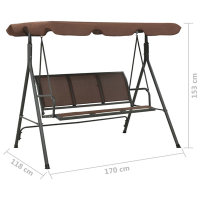 Coffee Garden Swing Bench