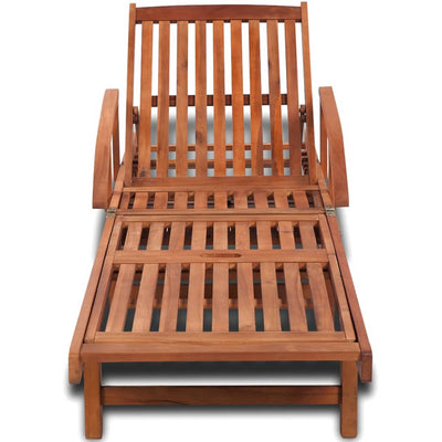 vidaXL Sun Lounger Solid Acacia Wood