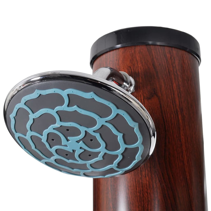 1.96 m Pool Solar Shower with Faux Wood Finish