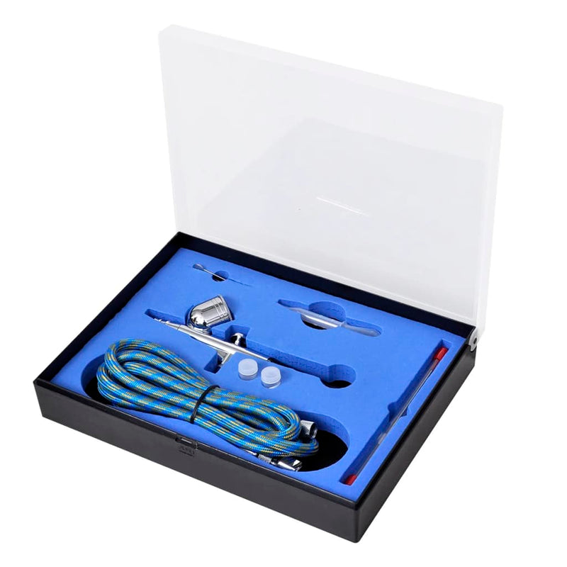 vidaXL Airbrush Set with 2 Spray Guns