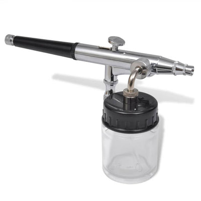 vidaXL Airbrush Set with 2 Spray Guns