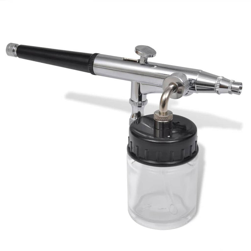 vidaXL Airbrush Set with 2 Spray Guns