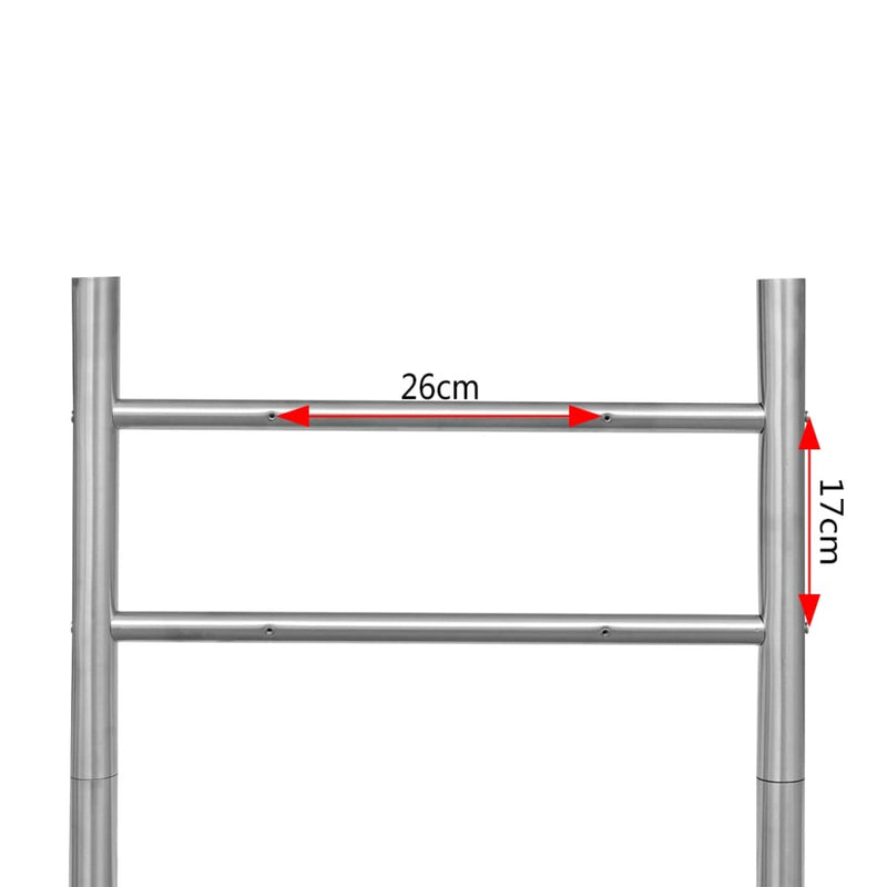 vidaXL Stainless Steel Stand for Mailbox