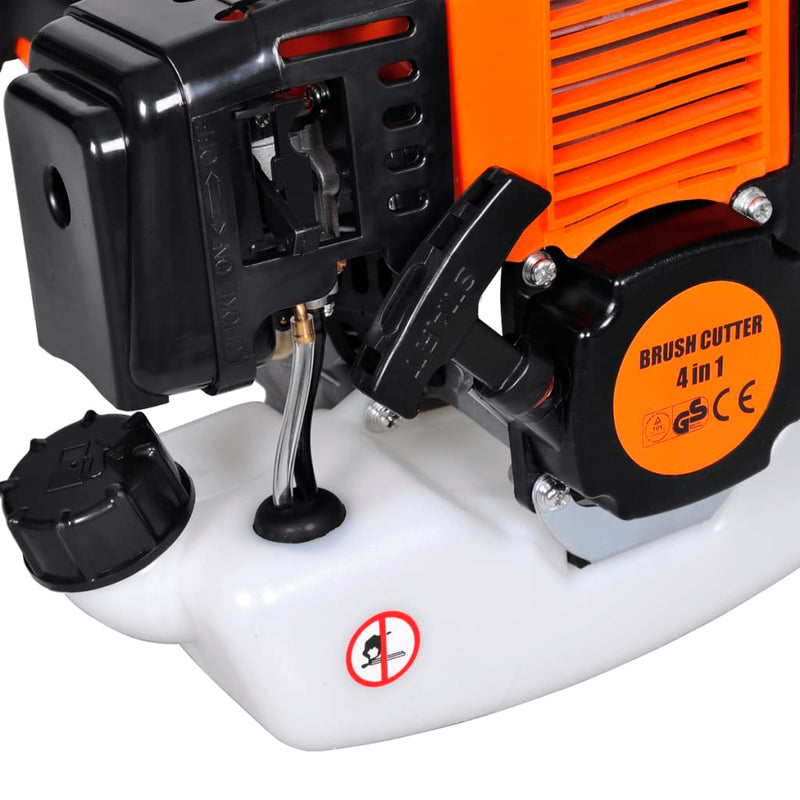 vidaXL 4-in-1 Multi-tool Hedge&Grass Trimmer, Chain Saw, Brush Cutter