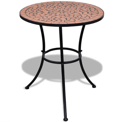 vidaXL Bistro Table Blue and White 60 cm Mosaic